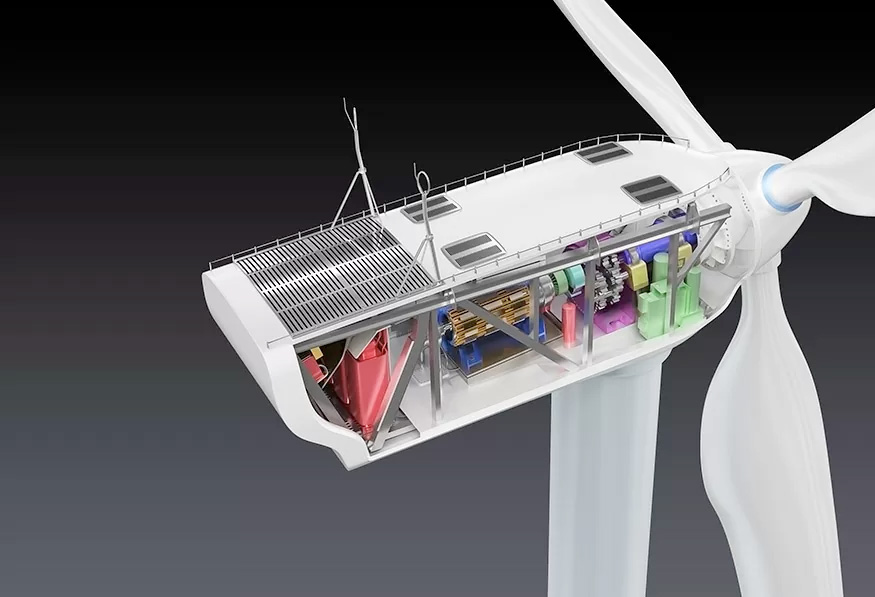 Caja de engranajes eólicos