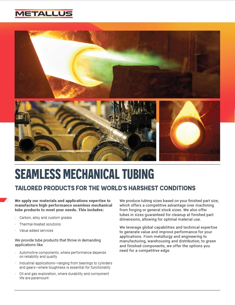 Tubos mecánicos sin costura (SMT)